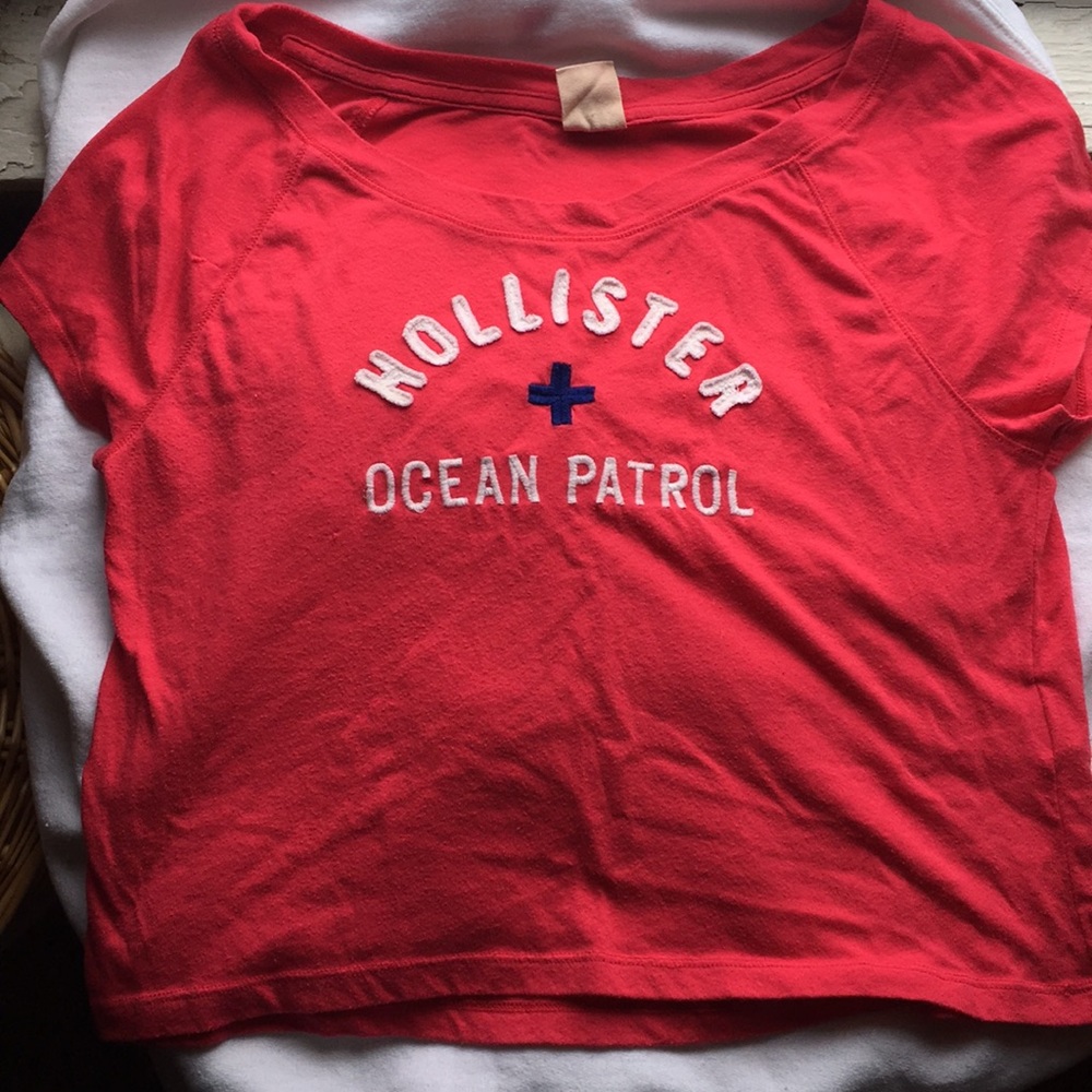 XS Pink Hollister Crop Top